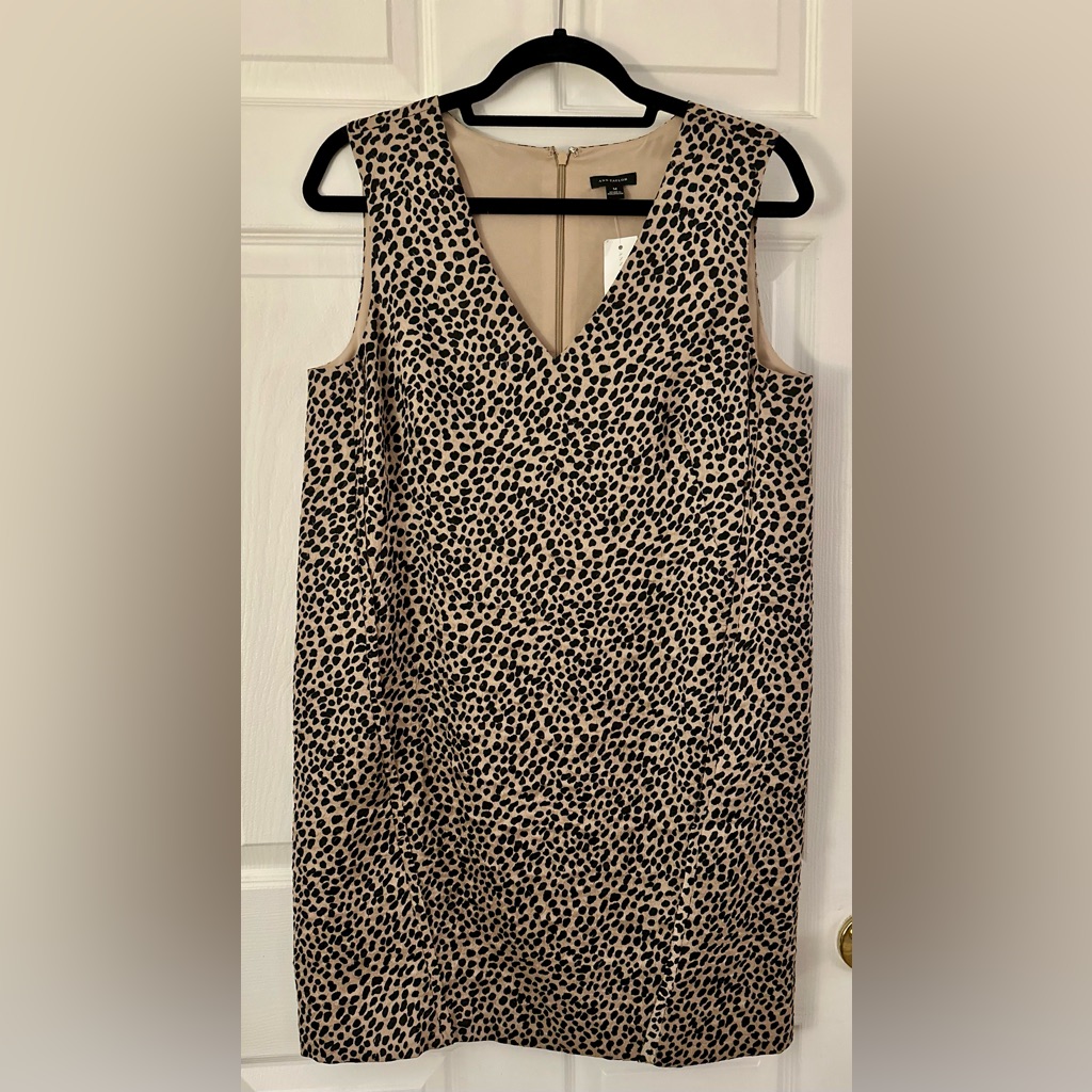 Nwt Ann Taylor Dress - Animal Print